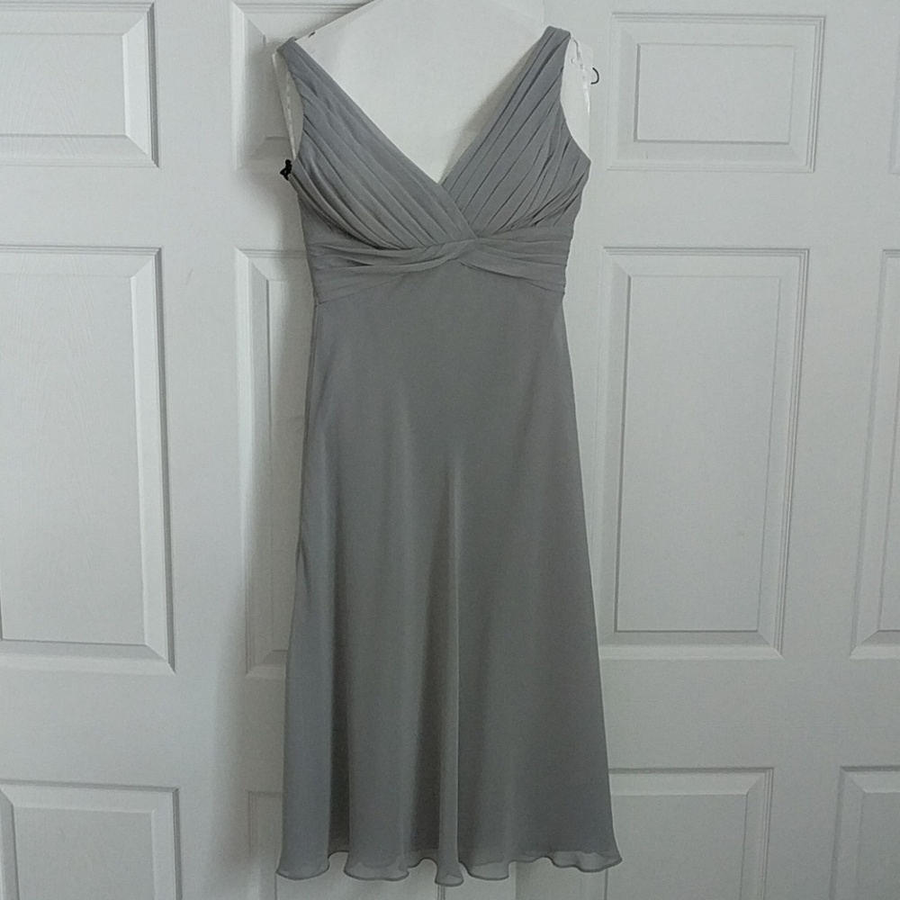 Gray semi formal dress